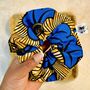 African Print Hair Scrunchie, thumbnail 1 of 7