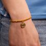 Manchester City Football Club Ballbead Bracelet With Crest Charm, thumbnail 1 of 3