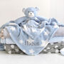 Personalised Teddy Stars Comforter And Blanket Set, thumbnail 2 of 9