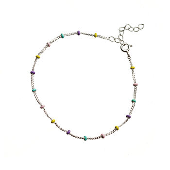 Rainbow Satellite Chain Bracelet, 7 of 8