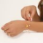 Butterfly Bracelet 18k Gold Plated, thumbnail 8 of 9