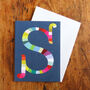 Mini S Alphabet Card, thumbnail 3 of 5