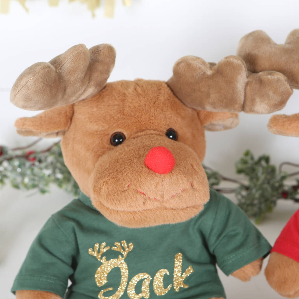 cuddly toy reindeer