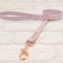 Waterproof Dog Collar And Lead Set Lilac, thumbnail 3 of 3