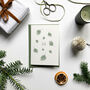 ‘Tis The Season Falling Pine Christmas Greeting Card, thumbnail 1 of 3