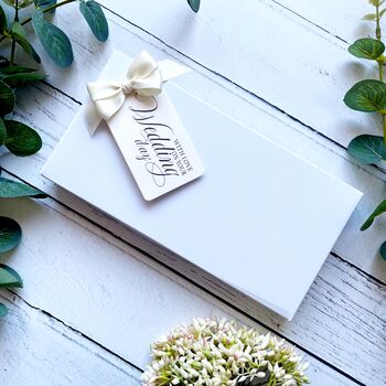 Handmade Wedding Money Wallet, 4 of 10