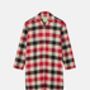 Women's Red Shire Square Brushed Cotton Nightshirt, thumbnail 2 of 2