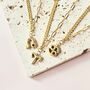 Zodiac Sign Necklace With Mixed Paperclip And Curb Chain, thumbnail 1 of 6