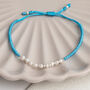 Sterling Silver Pearl Friendship Bracelet, thumbnail 8 of 12