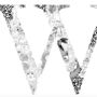 'Letter W' Linear Illustration Print, thumbnail 2 of 7