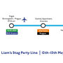 Personalised Single Line Tube Map, thumbnail 4 of 6