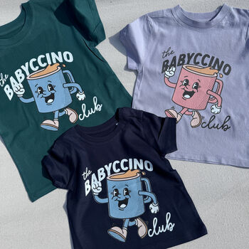 Babyccino Club Kids Organic T Shirt, 3 of 6