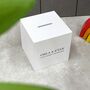 Personalised White Wooden Money Box For Kids, thumbnail 5 of 6