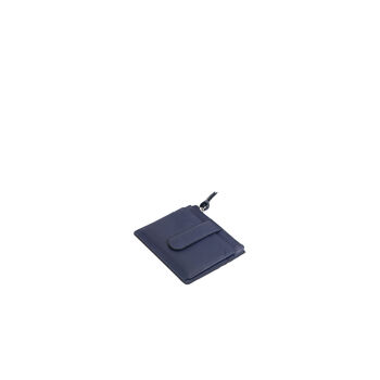 Zipped Coin And Card Holder Blue, 4 of 5