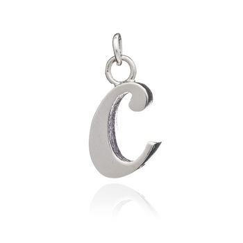 Personalised Lowercase Initial Charm Necklace, 5 of 6