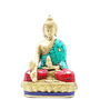 Brass Buddha Figure Hands Down 11.5cm, thumbnail 1 of 4