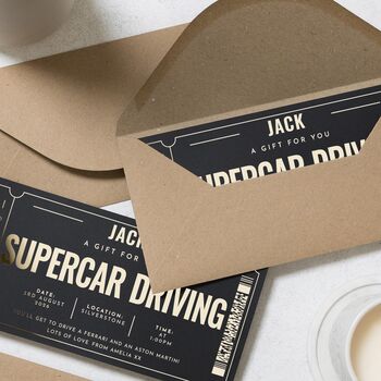 Personalised Supercar Driving Experience Gift Voucher, 6 of 9