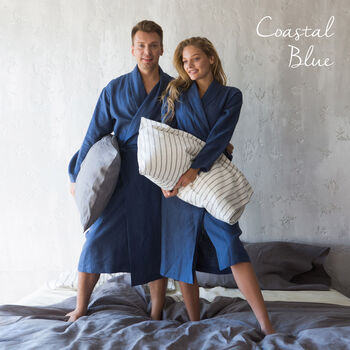 Linen Robe For Women | Natural Bathrobe, 6 of 12