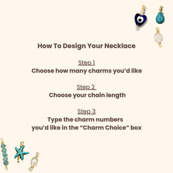 Design Your Own Tarnish Free Gold Plated Charm Necklace, 2 of 12