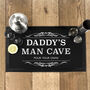 Personalised Dad's Man Cave Bar Mat, thumbnail 1 of 2