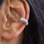 Chunky Sterling Silver Ear Cuff, thumbnail 1 of 6