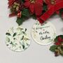 1st Christmas As Married Couple Personalised Ornament, thumbnail 4 of 4