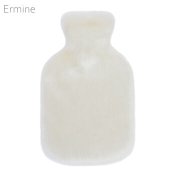 Faux Fur Hot Water Bottle. Available In Two Sizes, 5 of 10