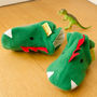 Dinosaur Baby Shoes And Toddler Slippers, thumbnail 3 of 6