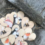 Puffins Wooden Hanging Heart Decoration, thumbnail 3 of 3