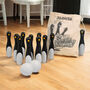 Personalised Penguin Ten Pin Bowling Kit In A Gift Bag, thumbnail 1 of 6