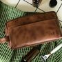Personalised Leather Wash Bag, thumbnail 6 of 11