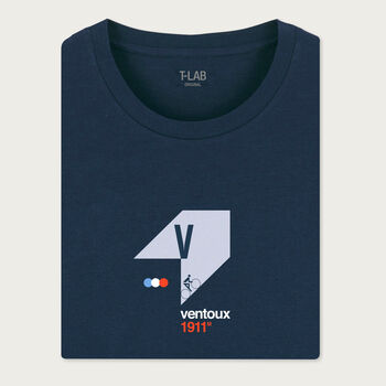Ventoux 1911 Cycling Navy Long Sleeve Top, 3 of 7
