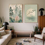 Set Of Two Japanese Dreamy Landscape Art Prints, thumbnail 1 of 4