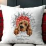 Personalised Christmas Cocker Spaniel Break Through, thumbnail 5 of 10