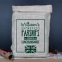 Personalised Vegetable Hessian Sack Grown In Britain, thumbnail 3 of 4