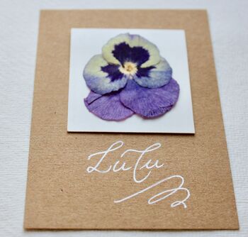 Little Love Card With Viola, 2 of 4