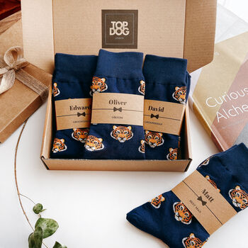 Personalised Groomsmen Socks, 5 of 10