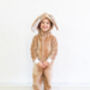 Beige Bunny Rabbit Onesie Children's Unisex, thumbnail 3 of 6
