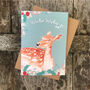Doe Deer Christmas Card Blank Inside, thumbnail 2 of 2