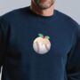 Personalised Christmas Pudding Baseball Jumper, thumbnail 1 of 8