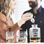 Personalised Couples Decanter And Glass Set, thumbnail 1 of 2