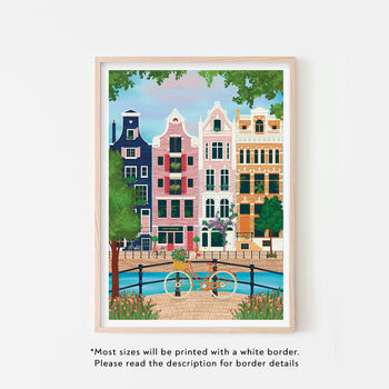 Amsterdam In Tulip Season Art Print, 3 of 3