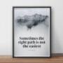 'Go Your Own Way' Inspirational Quote Art Print, thumbnail 1 of 4