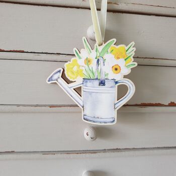 Wooden Daffodil Flower Decoration Gift For Spring Home, 2 of 6