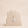 Tiny Personalised Sterling Silver St Christopher Pendant Necklace, thumbnail 3 of 7