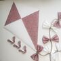 Large Cream And Blush Pink Wall Kite, Oversized Playroom Decoration, thumbnail 6 of 7