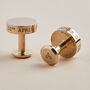 Personalised Solid Bronze Cufflinks, thumbnail 2 of 9