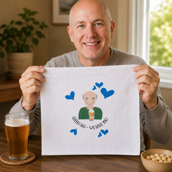 Personalised Hobby Handkerchief Gift For Him, 3 of 11