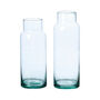 Set Of Two Clear Palma Vases, thumbnail 3 of 3
