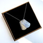 Men's New Baby Personalised Birth Details Dog Tag Army Style Dad Necklace, thumbnail 1 of 2